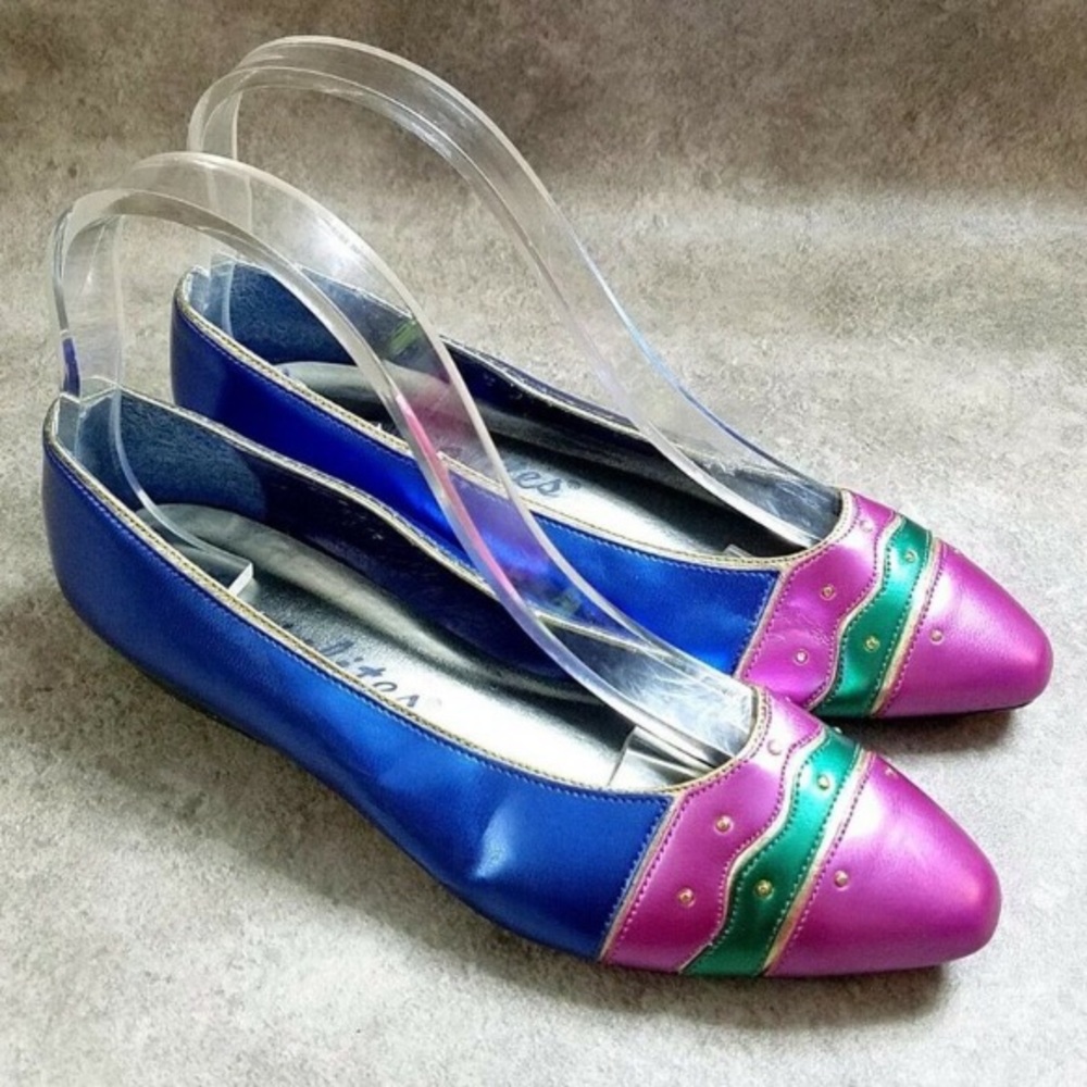 BollywoodBallet KittenHeel ArtDecoVintage Va Va Voom Shoes